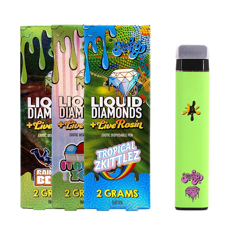 Sticky Stickz Diamonds and Rosin Disposable Vape 2g