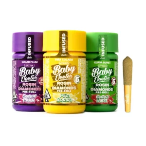 Baby Jeeter Rosin Diamond Prerolls 5 Pack
