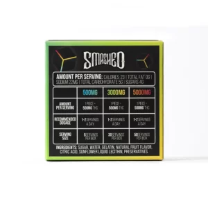 Smashed Tropical Liquid Diamond Infused Gummies 5000 MG